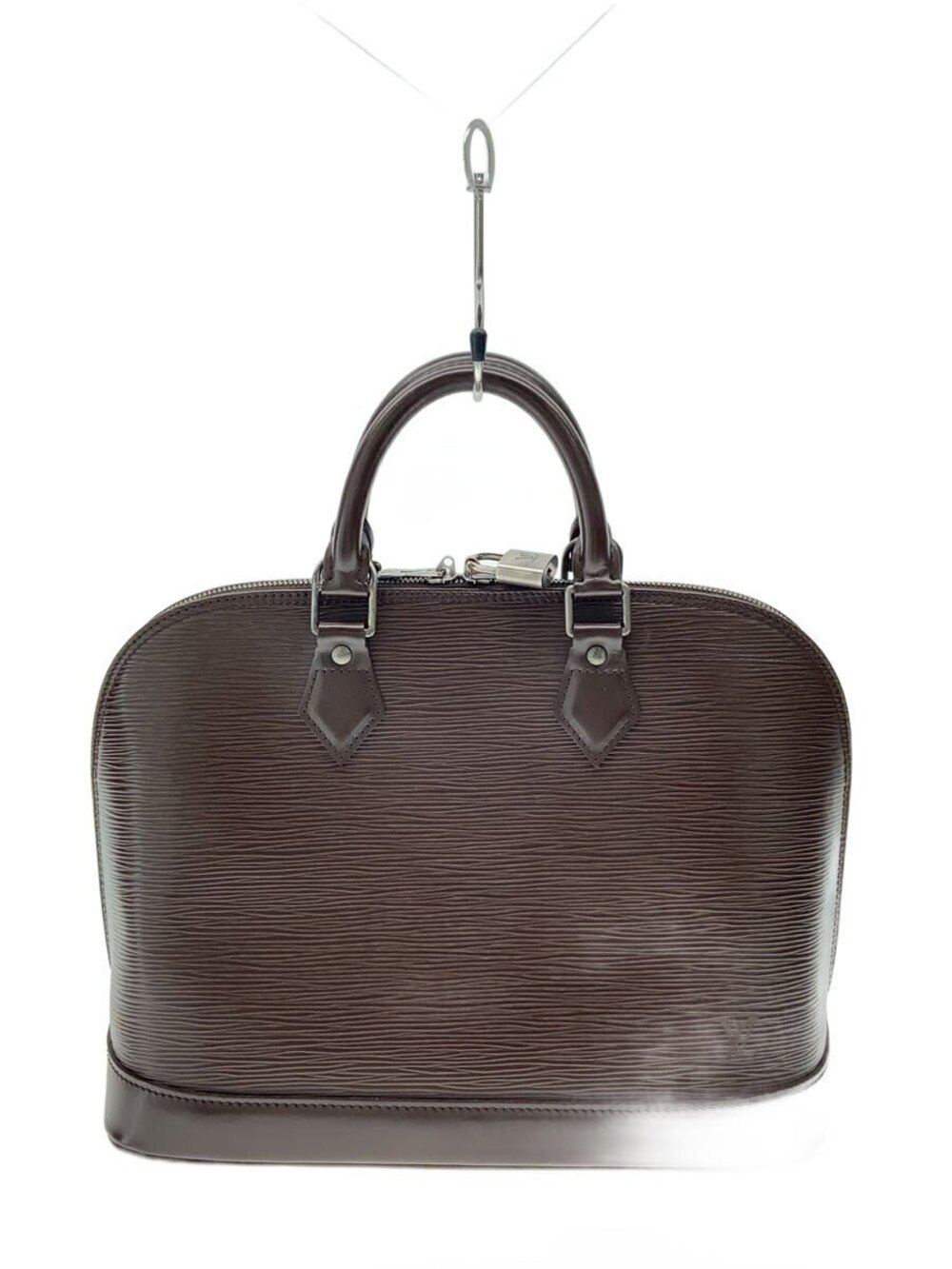 LOUIS VUITTON Epi Alma Leather Mocha Brown